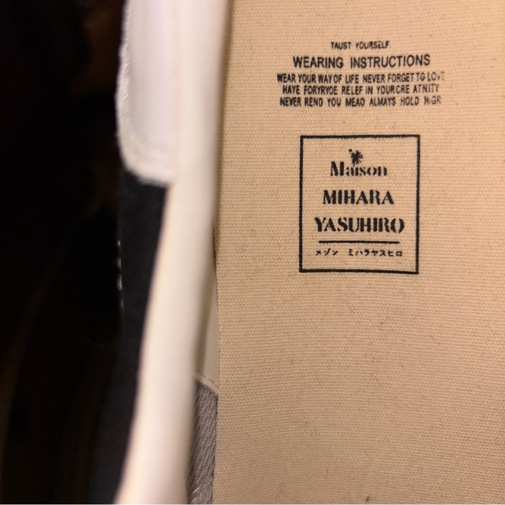 Rare Maison Mihara Yasuhiro MMY Blakey Shell Toe Sneakers Size 42 - High Top - Picture 3 of 12